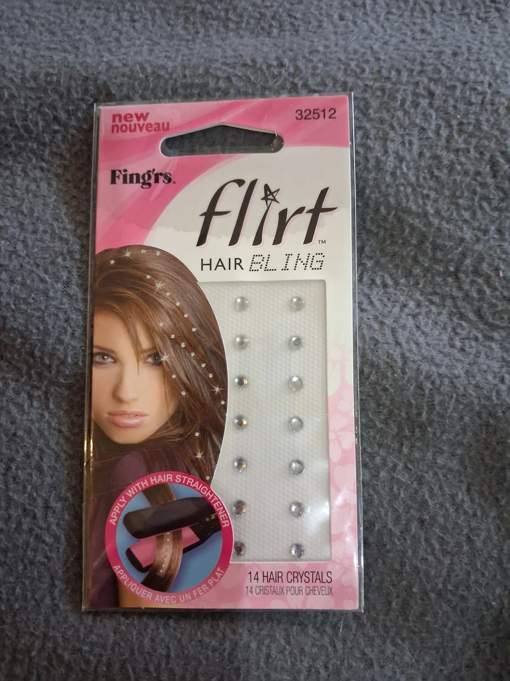 Flirt Hair Bling Crystal Hair Gems by Fing'rs - Clear
